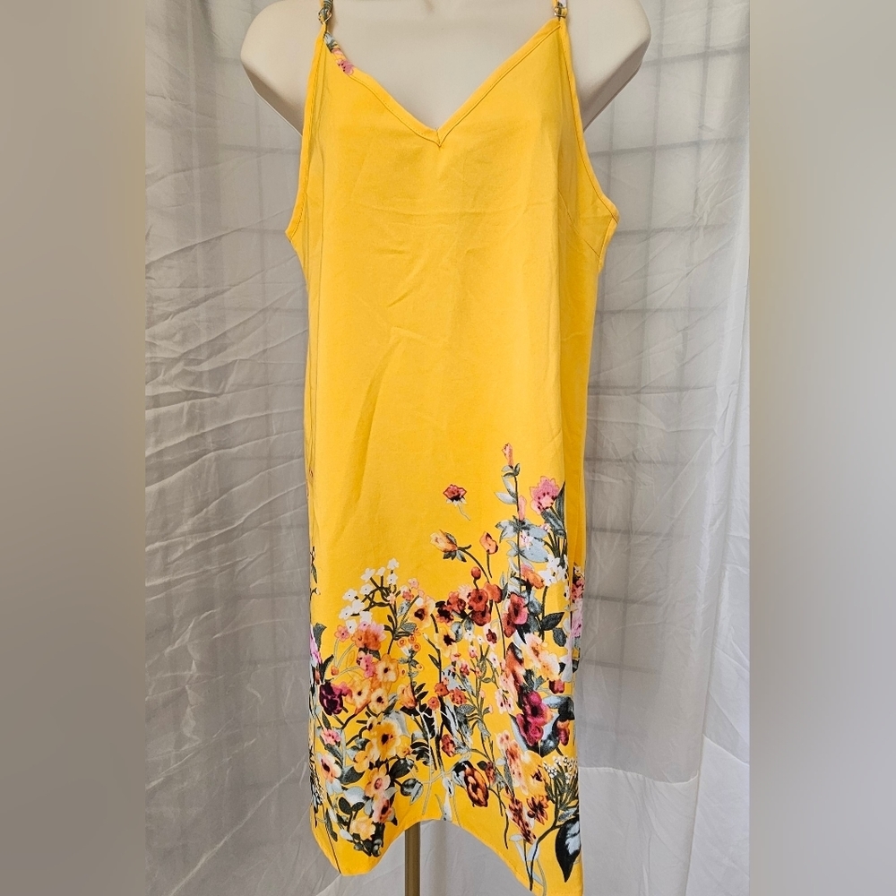 SHEIN yellow ✨️ Medium flower 🌼 dress